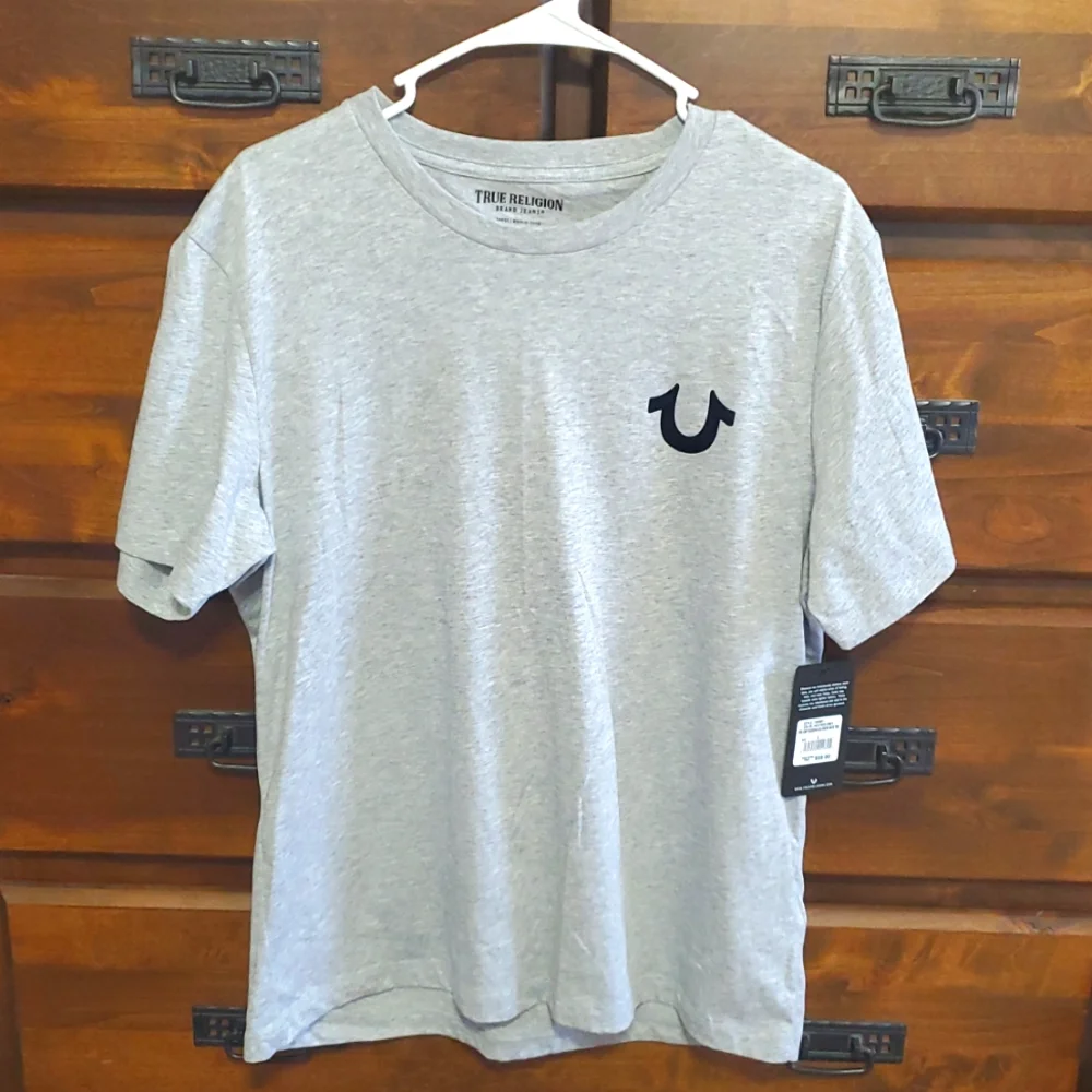 True Religion Buddha crewneck tee NWT